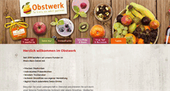 Desktop Screenshot of obstwerk24.de