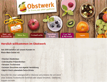 Tablet Screenshot of obstwerk24.de